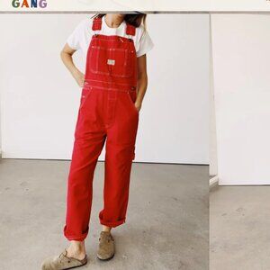 Hey Gang Red Miner Overalls